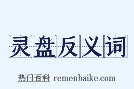 灵盘反义词是什么意思的图片